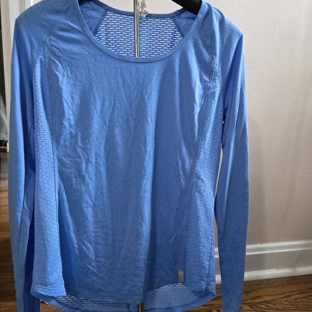 Under Armour - Womens Blue Running Long Sleeve, size med